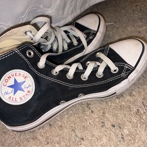 Converse Black and White High-Top Sneakers